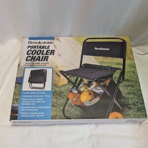 NIB Brookstone Portable Cooler Chair